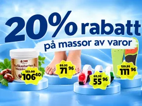 Höstkampanj - Spara 20% på massor av varor